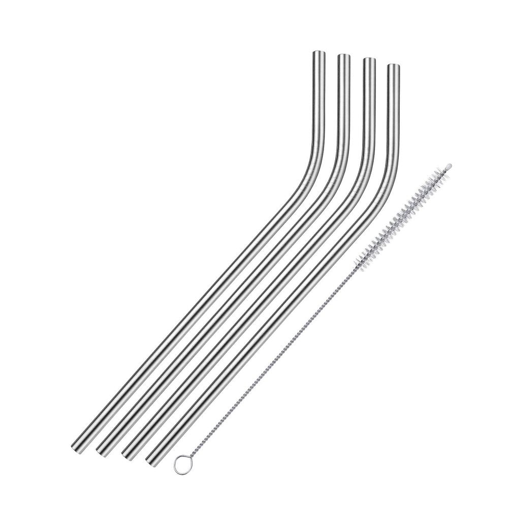 SET CANNUCCE CURVE INOX