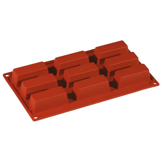 Stampo multiplo tortine - 30,0 cm x 17,5 cm - h 3,0 cm